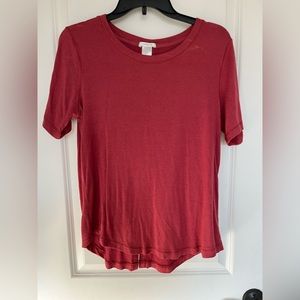 Matty M Orange Red Women’s Top S